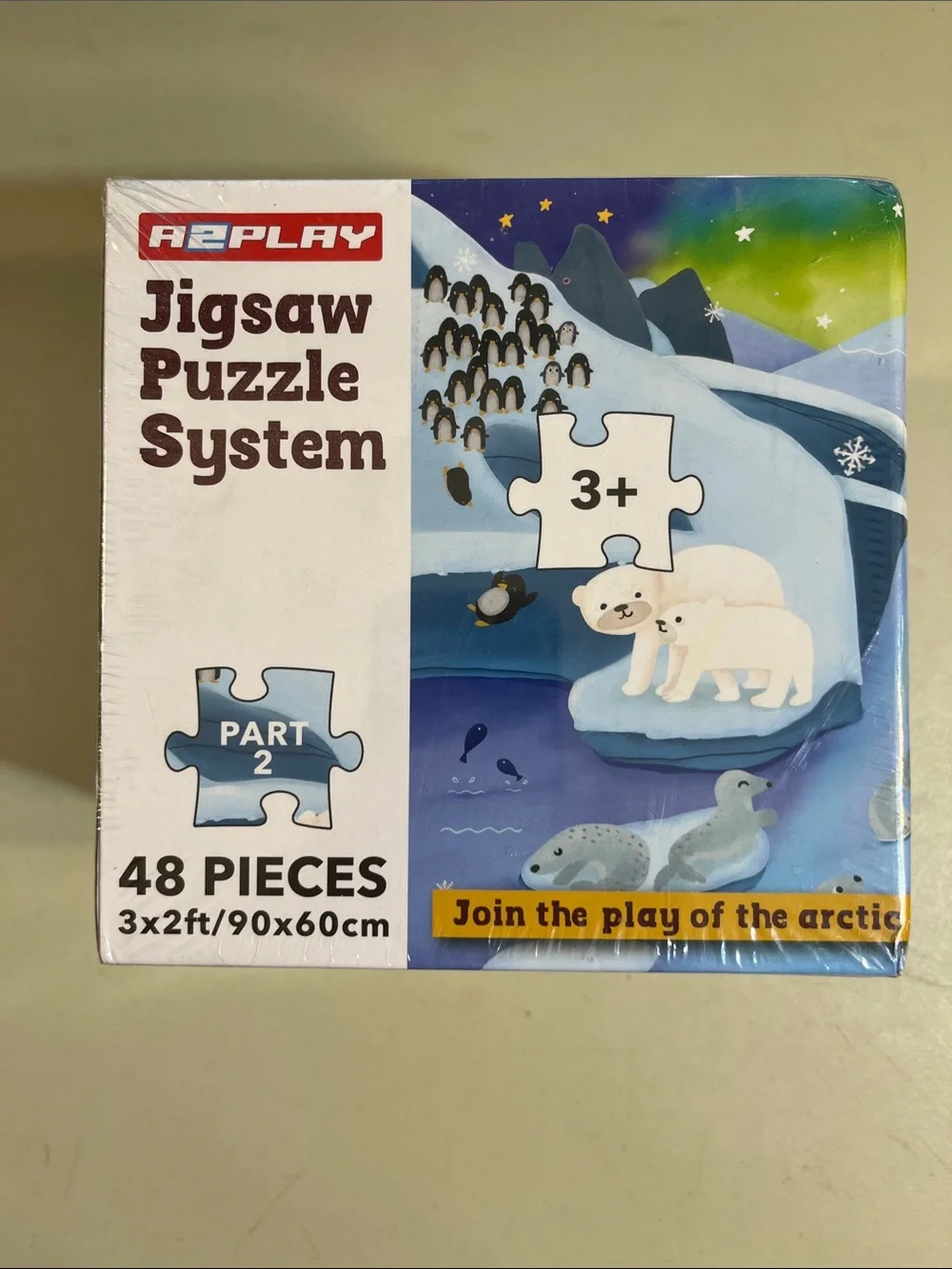 Arctic Jigsaw Puzzle System - Blue White - 48 Pieces